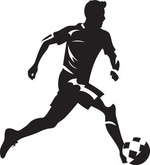 Fototapeta na wymiar PlaymakerPulse Dynamic Football Symbol FieldForce Soccer Iconic Emblem