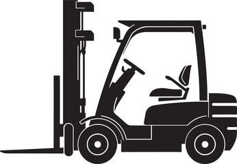 LiftWise Dynamic Forklift Emblem PalletPulse Vector Forklift Symbol