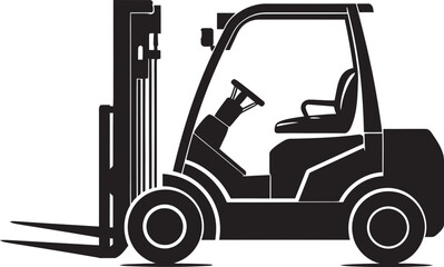 Liftology Dynamic Forklift Emblem CargoMover Vector Forklift Symbol