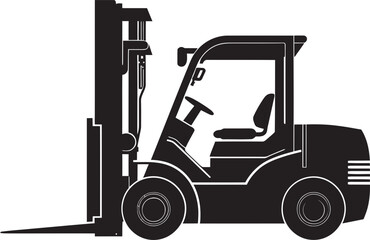 PalletPulse Vector Forklift Symbol LiftCraft Iconic Forklift Design