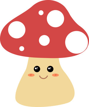 Cute Cartoon Mushroom
