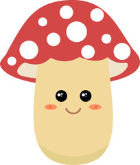 Cute Cartoon Mushroom