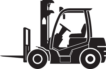 LiftCraft Forklift Vector Icon Liftology Dynamic Forklift Emblem