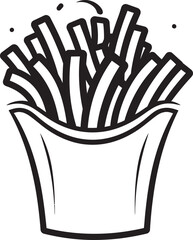 TaterTrove French Fry Iconic Design GoldenGourmet Dynamic Fries Logo