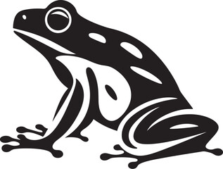 ToadTrove Frog Vector Icon LeapLife Dynamic Frog Emblem