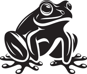 FroggyFantasy Dynamic Frog Logo PondPulse Froggy Vector Icon