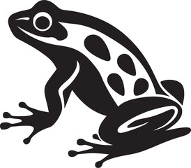 FroggyFantasy Dynamic Frog Logo PondPulse Froggy Vector Icon