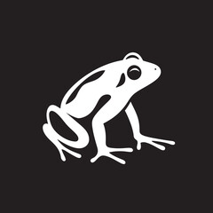 FrogtasticForm Dynamic Frog Emblem SwampSerenade Vector Frog Symbolism