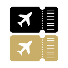  Plane paper ticket icon. Ticket travel journey transportation access priority pass. Aircraft trip entry coupon airline airport.