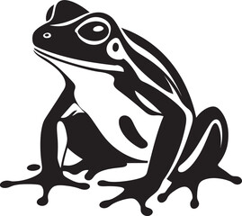 HopHero Dynamic Frog Logo PondPulse Frog Vector Icon