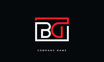 BD, DB, B, D Abstract Letters Logo Monogram