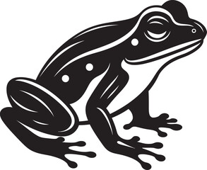 SwampStyle Vector Frog Symbolism JungleJump Iconic Frog Design