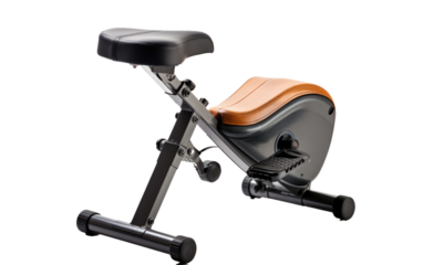 Portable Desk Exercise Bike, Seamlessly Integrating Fitness into Your Workday Routine on a White or Clear Surface PNG Transparent Background