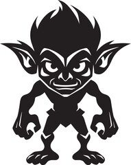 GoblinGloom Dynamic Vector Icon MalevolentMinion Cartoon Goblin Logo
