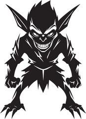 DiabolicalDwarf Cartoon Evil Goblin GoblinGloom Dynamic Vector Icon