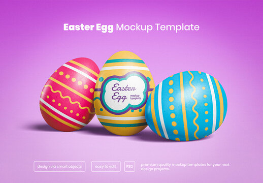 Easter Egg Mockup
