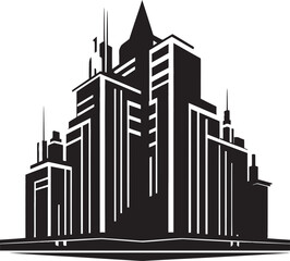 ElevateEdge Modern Building Symbol FutureScape Modern Building Emblem
