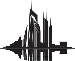 Naklejka premium InnoStruct Vector Building Icon ElevateEdge Modern Building Symbol