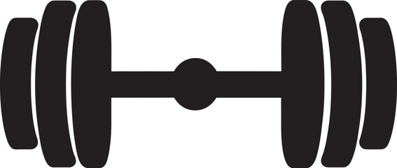 TitanGrip Vector Fitness Logo MegaLift Dumbbell Icon Design