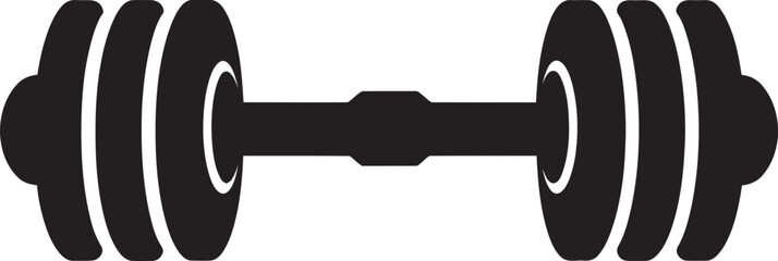 IronForge Weightlifting Emblem PowerBar Vector Gym Logo