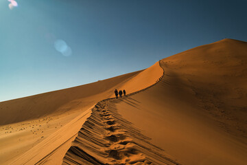 sand dunes in the desert
Namib 
Namibia