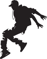 StreetGroove Iconic Rapper Design HipHopFlow Stylish Symbol