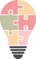 Idea Lightbulb Puzzle