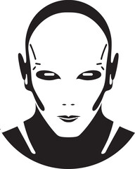 CyberForm Vector Android RoboVisage Futuristic Emblem