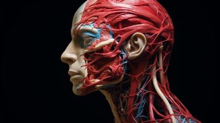 Human Anatomy ecorche. Human physiology. Muscles
