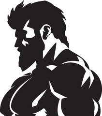 BattleTitan Iconic Hero Design MuscleWarrior Power Symbol