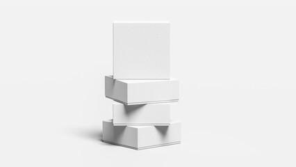 Stacked Box package_white_landscape view_mock up