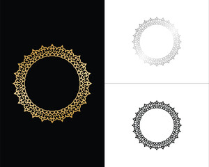 decoration flowers circle frame, Round Decorative Frames