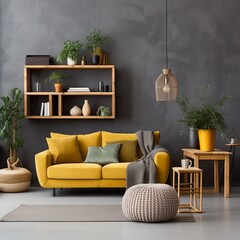 Modern boho interior by stylist and royal livy beautiful image Ai generated art