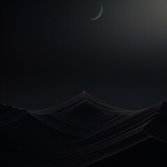 Premium 8K Dark Wallpaper: Elevate your screen with high-quality minimalism. Sleek, sophisticated, and cool vibes for a standout computer background, Generative AI