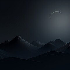 Premium 8K Dark Wallpaper: Elevate your screen with high-quality minimalism. Sleek, sophisticated, and cool vibes for a standout computer background, Generative AI