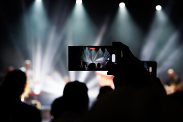 Capturing the Excitement: Audience at a Live Concert