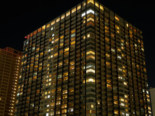 Fototapeta na wymiar 東京の高層マンションの夜景