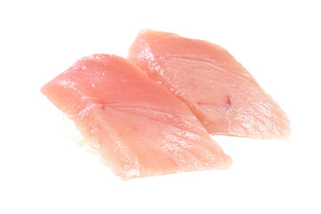 マグロ中トロの握りずし2貫切り抜き