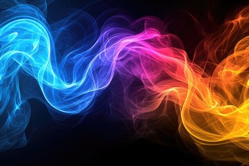 Fototapeta premium Abstract background circle fire frame. Generative AI