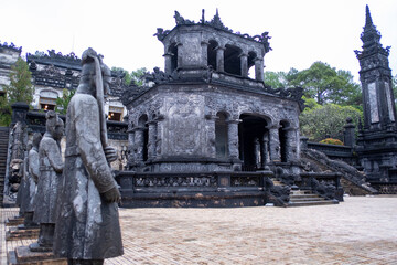 The most notable place in Khai Dinh Tomb in vietnam