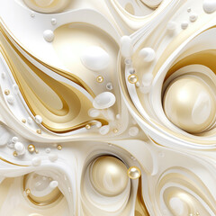 Abstract luxury white background with gold effects.