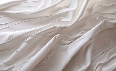 Leonardo Diffusion XL Beautiful white 3D plain cloth with wrin