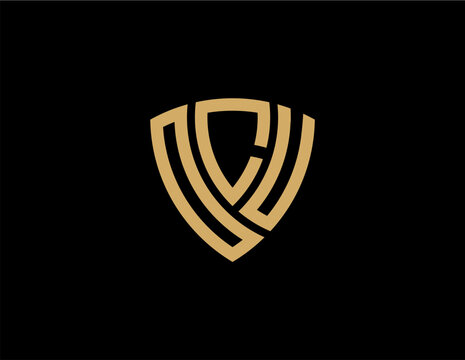 OCU creative letter logo design vector icon illustration