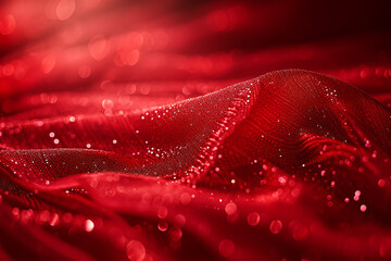 Red abstract background surrounded by romantic atmosphere 