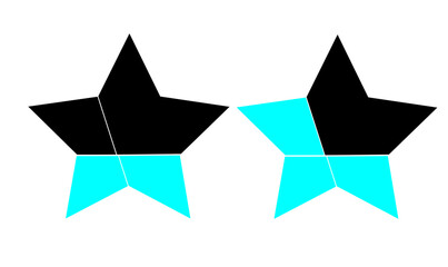 abstract colorful star shape, Stars, Stars Logo design, 