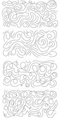 Wavy lines background
