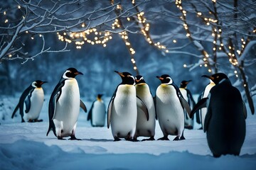 Develop a suspenseful story about a daring penguin rescue mission to save a fellow penguin trapped in an ice crevice