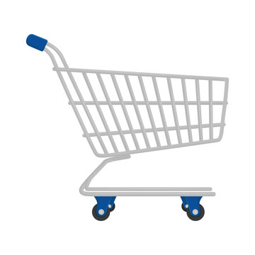shopping trolley illustration