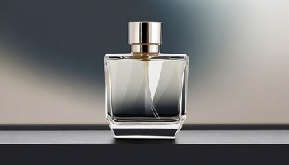 Clean Lines, Pure Essence: Minimalist Isolated Perfume Bottle Design