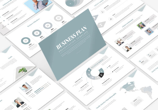 Business Plan Presentation Template Layout